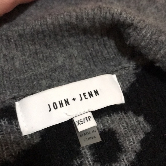 John + Jenn Leopard Knit Jacket - Picture 4 of 4